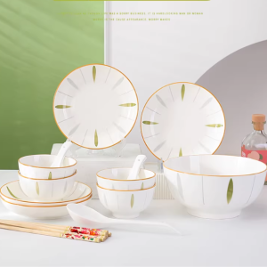 2026 New Arrival: Ceramic Rice Bowl — Stylish Japanese-Style Tableware Set for Home Use, Featuring a Large-Sized Noodle Bowl