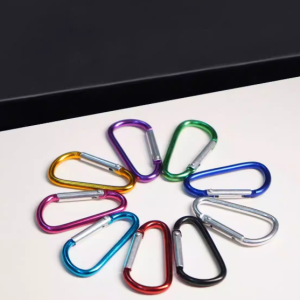 Carabiner D-type water bottle hook aluminum alloy outdoor quick-release spring hook backpack connecting buckle keychain