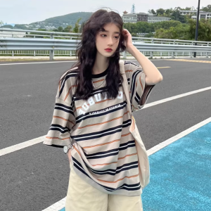 Women's Short-Sleeve Sports Suit Set, Summer 2026 New Style, Fashionable and Stylish T-Shirt and Shorts, Salt-Style OOTD Casual Two-Piece Set